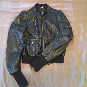 Leather jacket