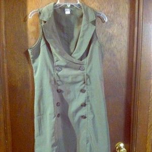 Army green dress