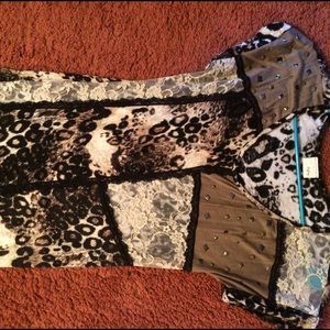 Day trip animal print tee shirt