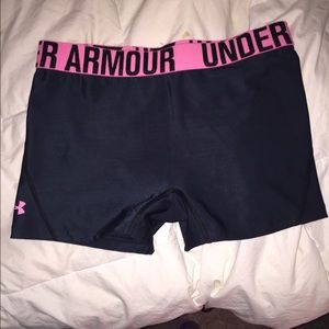 Under armour spandex compression shorts