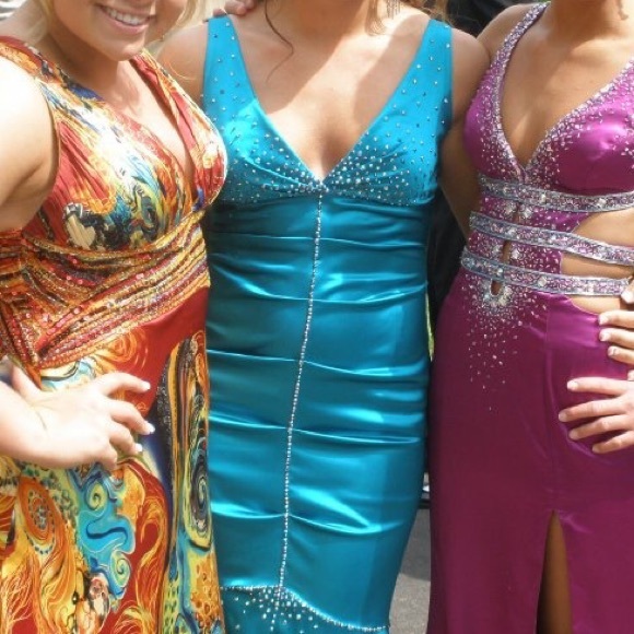 Hand Beaded Mermaid Style Prom Dress