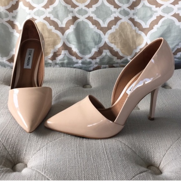 Steve Madden Nude D'orsay heels
