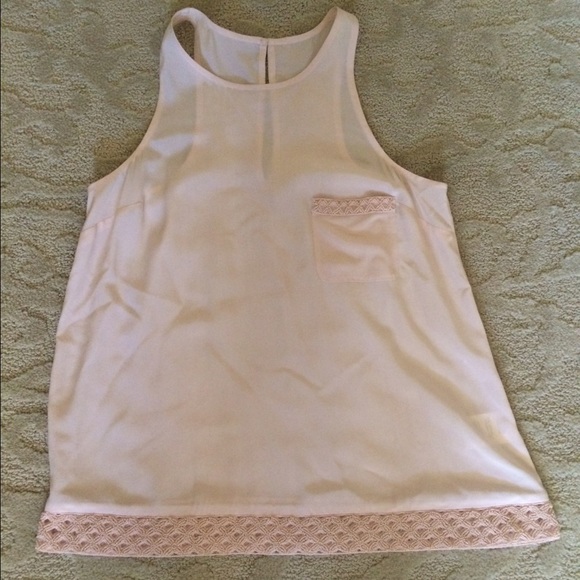 Joie Tops - Joie XXS Silk Beaded Blush Top