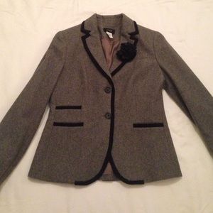 ❗️REDUCED❗️J. Crew | Grey Wool Blazer Size 4