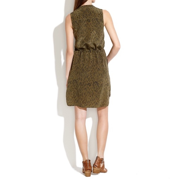 Madewell Silk Playa Dress in Leopard Fade - Picture 2 of 4