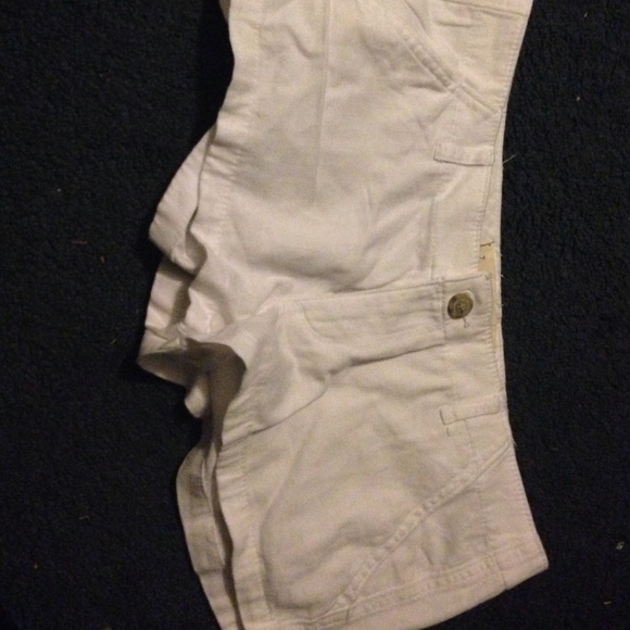 White short shorts