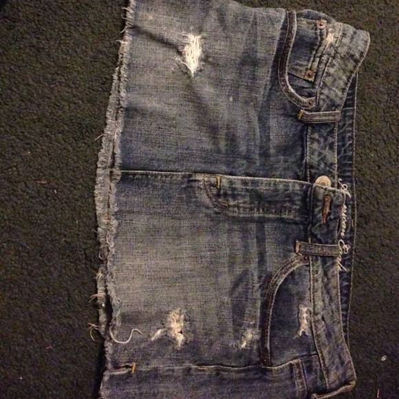 American eagle denim skirt