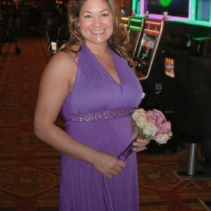 Purple dress very nice!