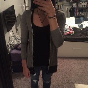 Striped cardigan