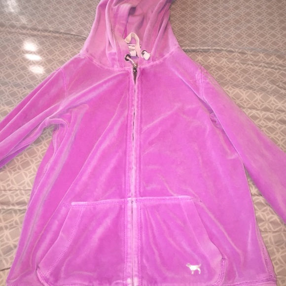 fuchsia and silver Victoria's  secret pink jacket - Picture 1 of 2