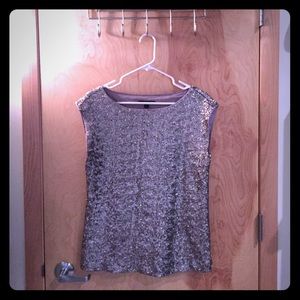 Pretty Gold Sequin Top