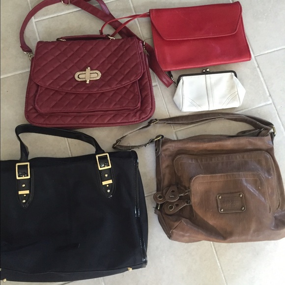 Handbag/clutch lot (various brands)