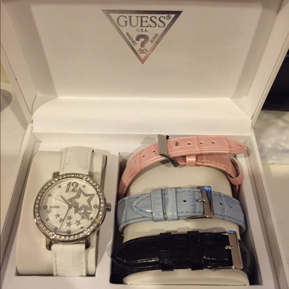 Guess Watch with changeable bands.