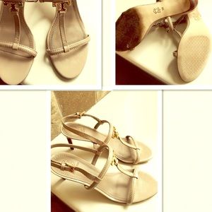 Tory Burch nude heel sandals