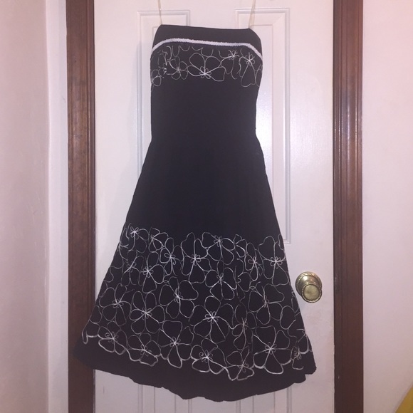 Black and white dress