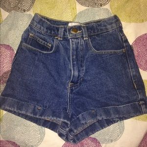 American apparel high waisted shorts