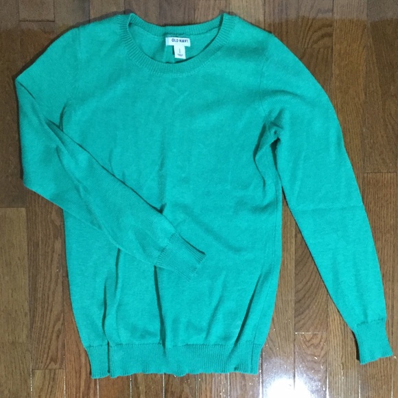Old Navy green fitted sweater sz Small