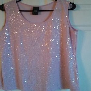 Very cute sparkle Pink tank