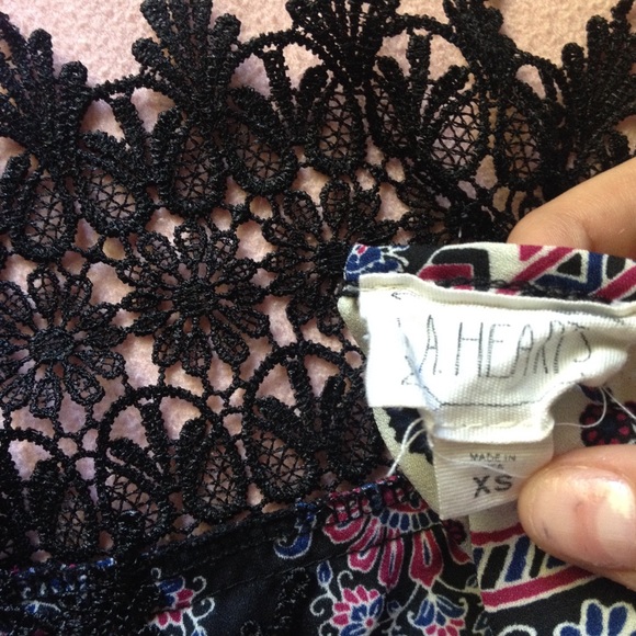 Flowery Printed Crop Top With Flowers dangling😇🌸 - Picture 2 of 4