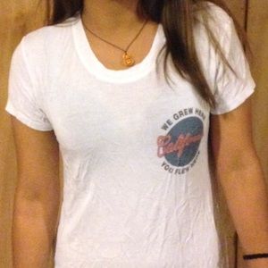 "We grew here, you flew here" Brandy Melville tee