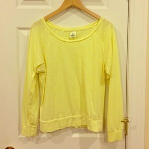 Victoria's Secret PINK Wide Neck Long Sleeve Tee M