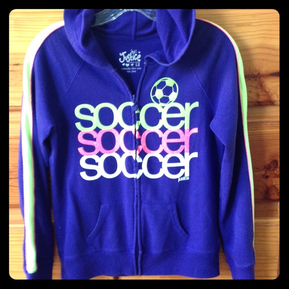 Purple zip up sweater