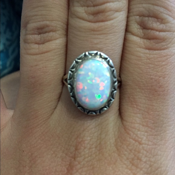 REAL OPAL RING - Picture 2 of 4