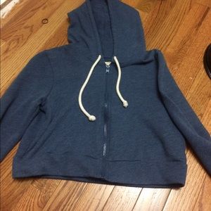 Hollister cropped hoodie