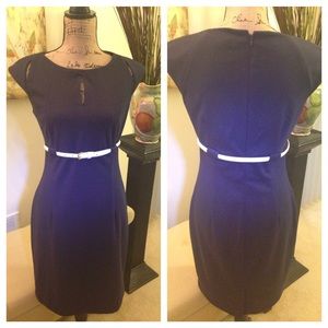 Calvin Klein dress in navy and size 6.