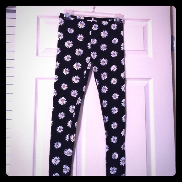 Sunflower print leggings!