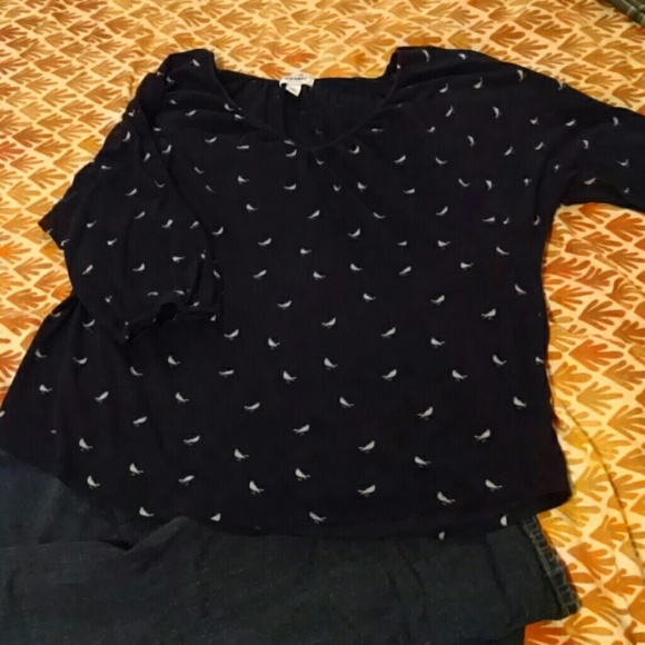 Fresh bird print top