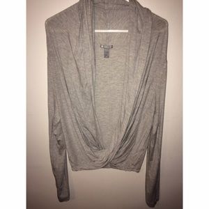 Grey Criss Cross Shirt