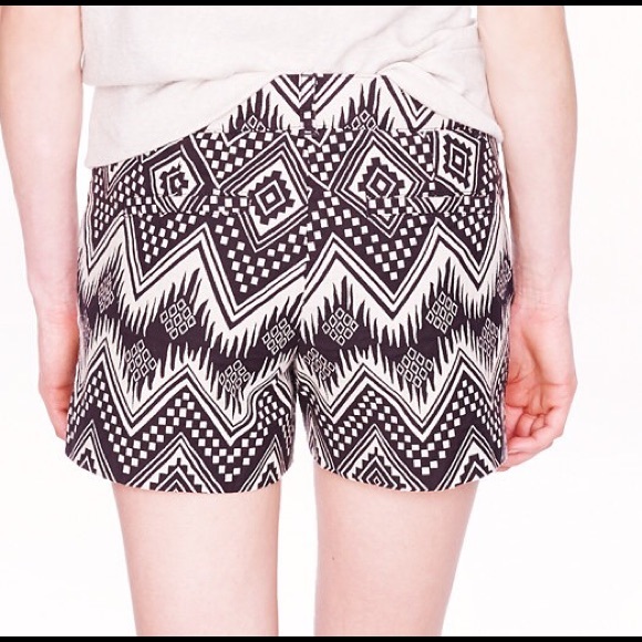 J. Crew DIAMOND IKAT SHORTS *never worn* - Picture 2 of 4