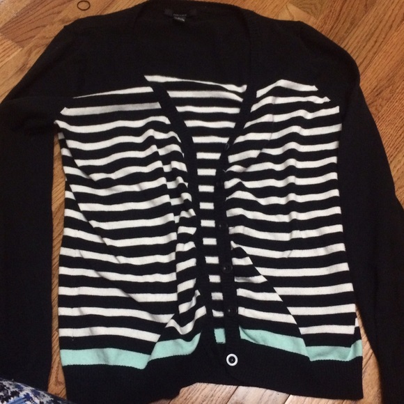 Striped cardigan