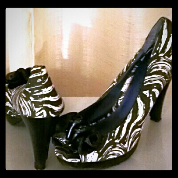 Zebra Print Heels
