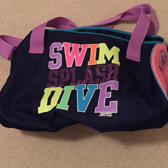 Justice swim bag