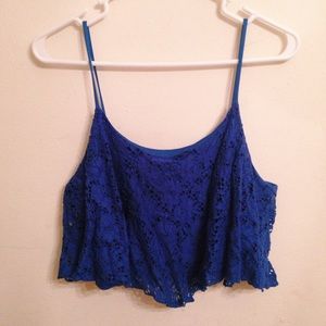 lace crop top