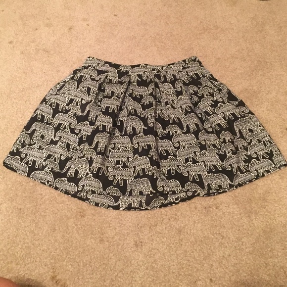 Black and white skirt
