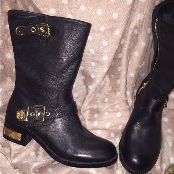 Vince Camuto upper leather boots