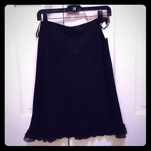 Black Lafayette 148 skirt wool/cashmere, NWT!