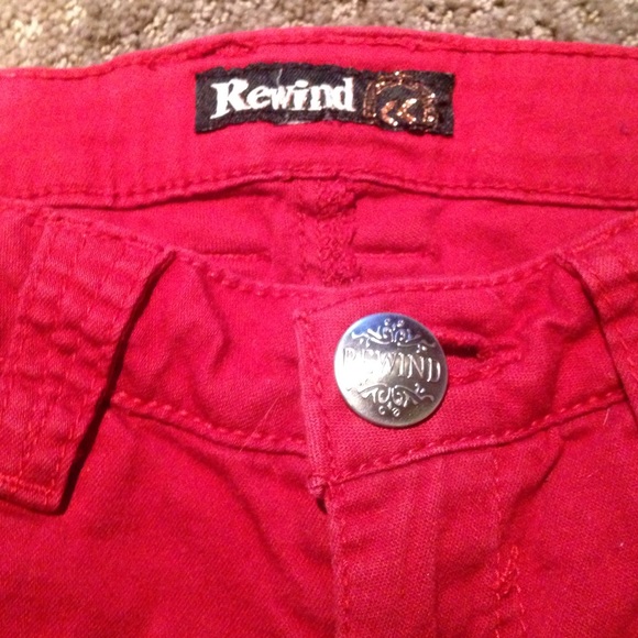 Rewind Red pants - Picture 3 of 3
