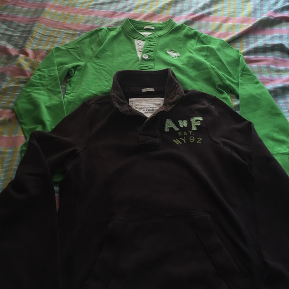 Abercombie & Fitch Men's Long Sleeve Sweaters