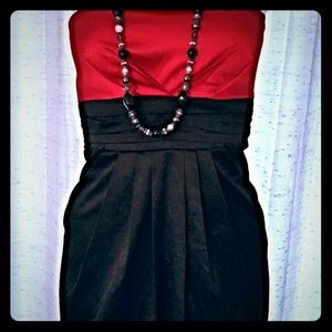 Strapless empire waist dress