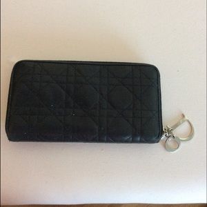 Christian Dior Zip Around Wallet
