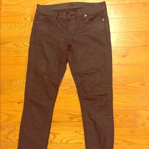 Seven For All Man Kind; the Skinny jeans.