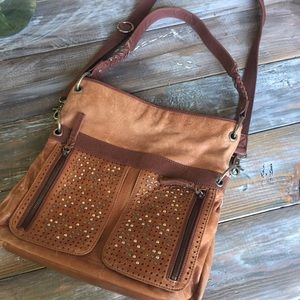 Leather Crossbody or Shoulder Sak Handbag