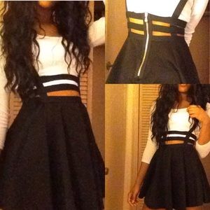 Suspender Skater Skirt