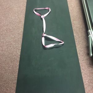 Lululemon yoga mat and strap