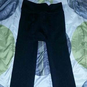 Black leggings with fur on the inside