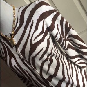 Zebra print cardi
